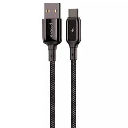 Дата-кабель Proove Dense Metal USB-A (тато) to Type-C (тато) 3A (2m) Black