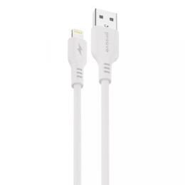 Дата-кабель Proove Rebirth USB-A (тато) to Lightning (тато) 2.4A (1m) White