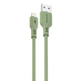 Дата-кабель Proove Rebirth USB-A (тато) to Lightning (тато) 2.4A (1m) Green