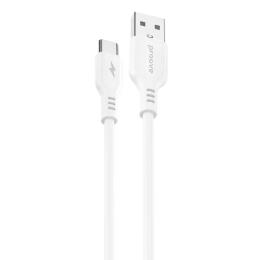 Дата-кабель Proove Rebirth USB-A (тато) to Type-C (тато) 2.4A (1m) White