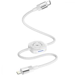 Дата-кабель Proove Multi Charging Type-C (тато) to Lightning (тато) 27W 1m White