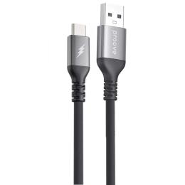 Дата-кабель Proove ReGen Silicone USB-A (тато) to Type-C (тато) 3A (1m) Black
