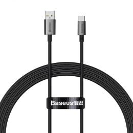 Дата-кабель Baseus Superior Series Fast Charging Data USB Type-C (тато)  -  USB Type-A (тато) 100W (1.5m) Black