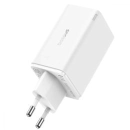 Адаптер живлення для телефона Baseus GaN6 Pro Fast Charger 2 Type-C + 2 USB 65W White
