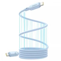 Дата-кабель Baseus PicoGo Magnetic Liquid Silicone Type-C (тато) to Type-C (тато) 240W (1m) Blue