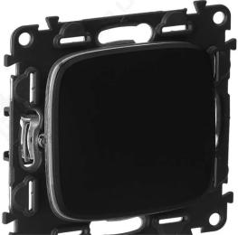 Вимикач Legrand Valena Allure 10АХ 250В Anthracite автоматичні клеми