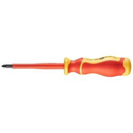 Викрутка Neo Tools 04-139 Red хрестова PH2x4.5x100 mm, 1000 В