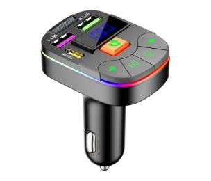 ФМ-модулятор Voltronic Q19 3.1A Black з еквалайзером