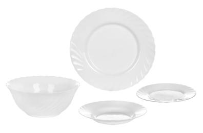 Сервіз LUMINARC TRIANON White столовий,19 предметів