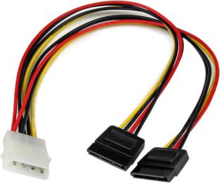 Кабель для підєднання накопичувачів інформації Atcom 16148 Molex - 2 Sata 0.2 м