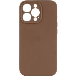 Чохол-накладка EpiK Silicone Case Full Camera Protective (AA) для Apple iPhone 16 Pro Max (6.9) Brown