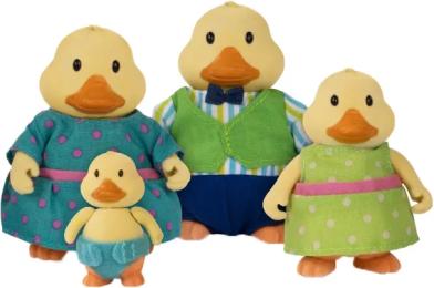 Набір ігрових фігурок Lil Woodzeez 270350SQL Сімя качок (6259)