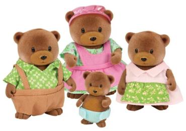 Набір ігрових фігурок Lil Woodzeez 270351SQL Сімя Ведмедів (6093M)