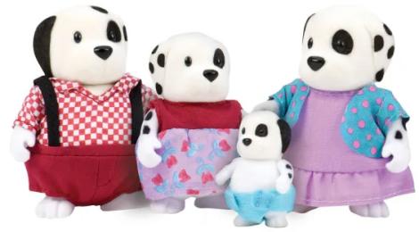 Набір ігрових фігурок Lil Woodzeez 270355SQL Сімя Собак (6157M)