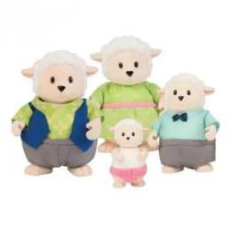 Набір ігрових фігурок Lil Woodzeez 270403SQL Сімя Овечок