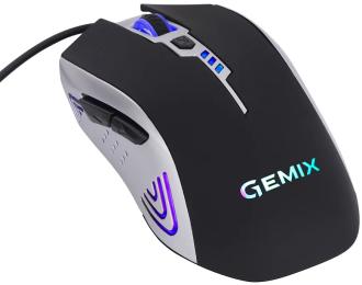 Комплект миша та килимок Gemix W100 USB Black Gray USB
