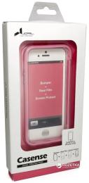 Чохол-накладка JCPAL Colorful 3 in 1 для iPhone 5/5S/SE Pink