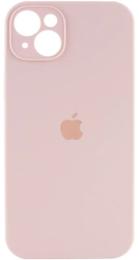 Чохол-накладка EpiK Silicone Case Full Camera Protective (AA) для Apple iPhone 15 (6.1) Pink Sand