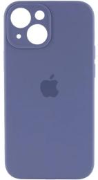 Чохол-накладка EpiK Silicone Case Full Camera Protective (AA) для Apple iPhone 15 (6.1) Lavender