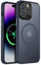 Чохол-накладка Ummi Colorful with MagSafe для Apple iPhone 13 Navy Blue