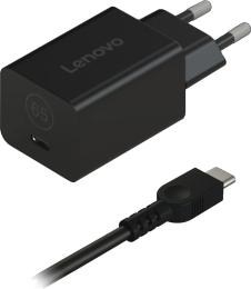 Блок живлення для ноутбука Lenovo 65W GaN Nano Adapter USB Type-C (40AWGN65EU)