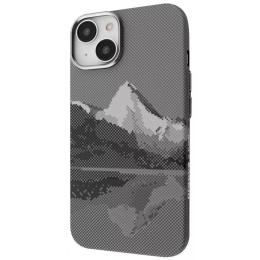 Чохол-накладка Proove Gleam Case with Magnetic Ring iPhone 15 Silver Peak