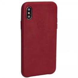 Чохол-накладка Infinity Leather case для iPhone X/Xs Red