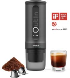 Кавоварка Outin Nano Espresso Machine Space Gray (OTEM-01-SG)