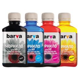 Комплект чорнил для принтера BARVA HP №305, DeskJet 2320/2710/2720/2721/2723 B/C/M/Y, 4x180 мл (H305-180-MP)