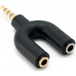 Перехідник Extradigital KBV1741 3.5mm mini jack (тато) - 2x3.5mm mini jack (мама)