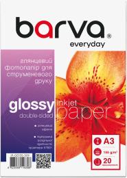 Фотопапір BARVA Everyday Glossy double-sided A3, 155 г/м2, 20 шт. (IP-GE155-309)