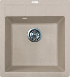 Кухонна мийка Adamant Brick, штучний камінь, квадрат, без крила, 460x515x200мм, чаша  -  1, врізна Avena