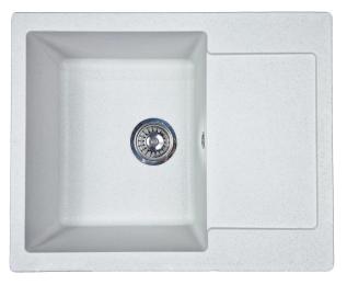 Кухонна мийка Adamant Minimal, штучний камінь, прямокут., з крилом, 615х495х200мм, чаша  -  1, врізна Old Stone