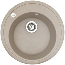 Кухонна мийка Adamant Sun, штучний камінь, кругла, без крила, 510x200мм, чаша  -  1, врізна Avena