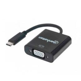 Перехідник Manhattan 151771 USB Type C (тато) - VGA (мама)