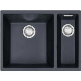 Кухонна мийка Franke SID 160 Black (144.0649.563) 560х435х200мм