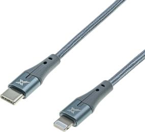 Дата-кабель Grand-X CL-01 1m USB Type C(тато) - Lightning(тато) Gray