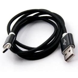 Дата-кабель DENGOS NTK-TC-DL USB (тато) - USB Type C (тато) 1.5m Black