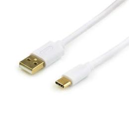 Дата-кабель Atcom 17425 0.8m USB(тато) - USB Type C(тато) White