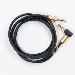 Аудіо-кабель DENGOS AUDIO-PLS-UG mini-jack 3.5(тато)mini-jack 3.5(тато), 1m Black