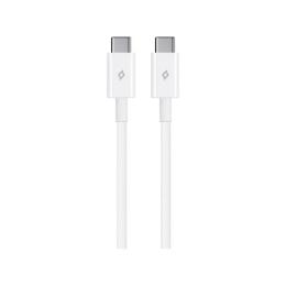 Дата-кабель Ttec 2DK36B 1.2m USB Type C (тато) - USB Type C (тато) White
