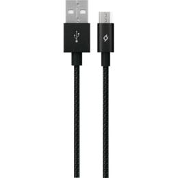 Дата-кабель Ttec 2DK11S 1.2m USB (тато) - microUSB (тато) Black
