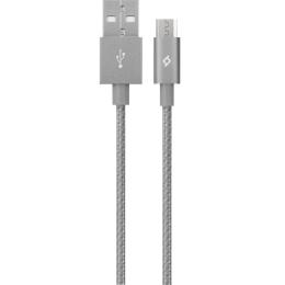 Дата-кабель Ttec 2DK11UG 1.2m USB (тато) - microUSB (тато) Space Gray