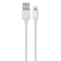 Дата-кабель Ttec 2DKM02G 1.2m USB (тато) - Lightning (тато) Silver