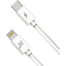 Дата-кабель Grand-X CL-07 1m USB Type C(тато) - Lightning(тато) White