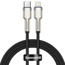 Дата-кабель Baseus Cafule CATLJK-A01 1m USB Type C(тато) - Lightning(тато) Black