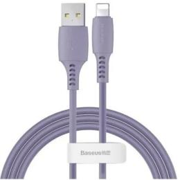 Дата-кабель Baseus CALDC-05 USB (тато) - Lightning (тато) 1.2 m Purple 2.4 A