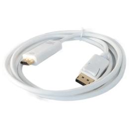 Відео-кабель Extradigital KBH1747 DisplayPort(тато) HDMI(тато), 1,8m 30AVG 4Kx2K