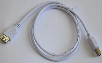 Дата-кабель Atcom 3790 3m USB(тато) - USB(мама) White