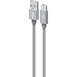 Дата-кабель Intaleo 1283126489143 2m USB(тато) - USB Type C(тато) Gray